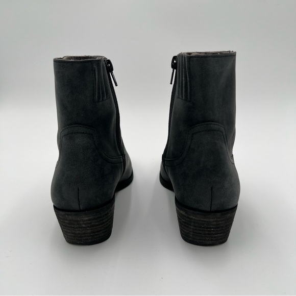 BAND OF GYPSIES Creed Western Zip Booties Black Size 8 - Picture 9 of 12